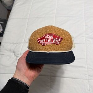 Vans Cork Front and Navy Trucker Hat